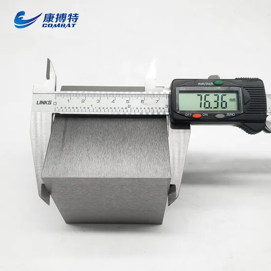 Hot Sale Tungsten Alloy Cube Tungsten Block/Cube 90wnife Tungsten Cube 1kg
