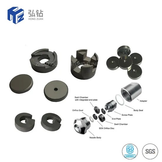 Tungsten Carbide Spray Dryer Nozzles Tc Swirl Chamber and End Plate