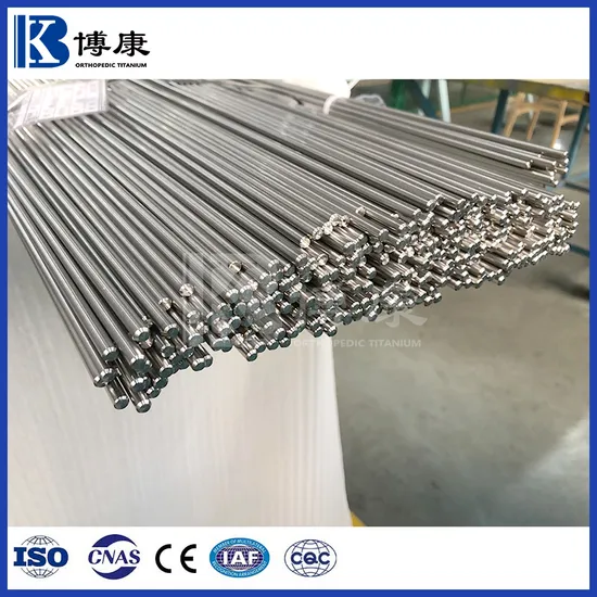 Professional Surgical Titanium Products Factory Manufacturer Medical Titanium Bars for Sale