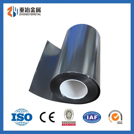 Pure Titanium Sheet High Purity Titanium Strip Pure Titanium Plate Ta1 High Quality Titanium Foil 0.025mm Tc4 Titanium Foil