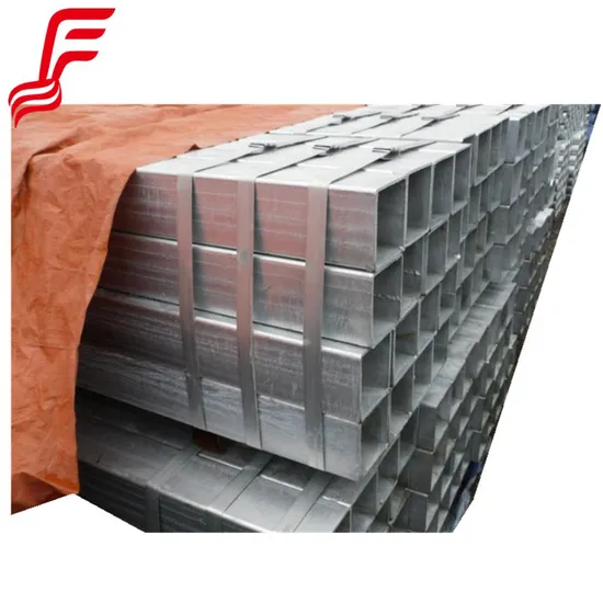 Gi Pipe Standard Length 125X50 Galvanized Rectangular Tube