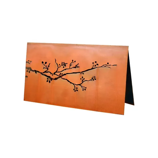 Garden Screen Panels Corten Steel Decorative ASTM A588 Corten Steel Plate