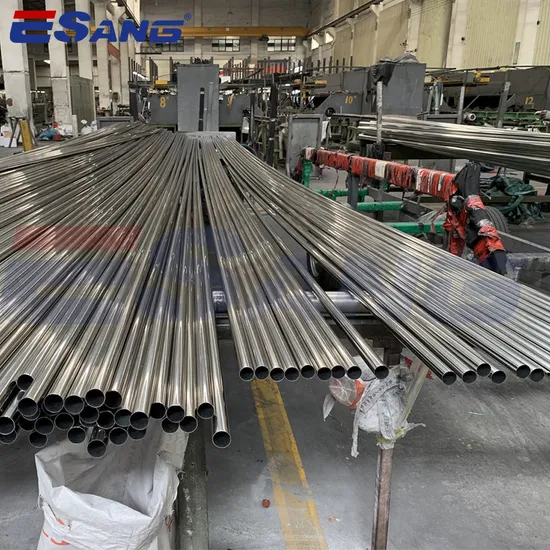Esang ASTM A554 Round Inox Tube Brushed/Mirror Polished 201 304 Stainless Steel Welded Pipe
