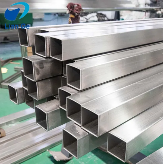 Ss Inox 201 304 316L 310 310S 904L SUS420J2 TP304 S31804 347 904 2205 2507 317 321 Bright Welded Seamless Stainless Box Square Shs Rhs Steel Tube Pipe