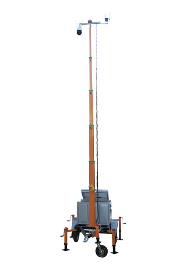 Easy to Transfer Outdoor Mobile Solar 9m Mast Trailer