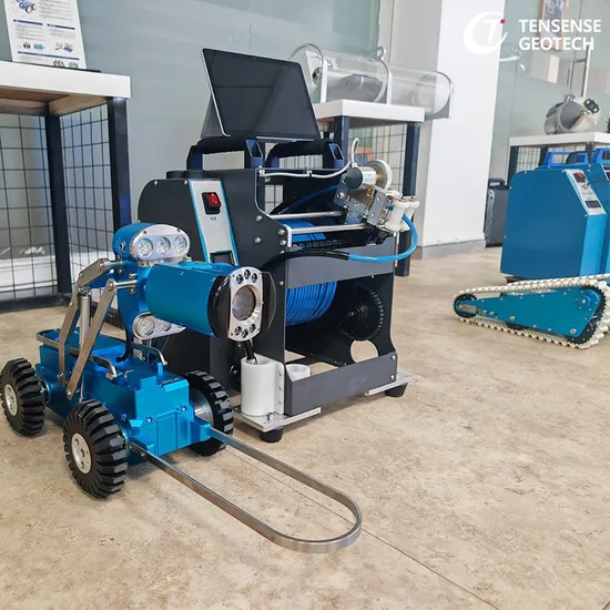 Small Size Municipal Pipeline Inspection Camera Sewer Cleaning Robot for Round Pipes