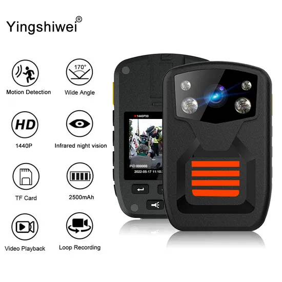 Law Enforcement Wireless Price Sound Recorder with Clip Surveillance Digital Voice Recorder Night Vision Body Worn Camera