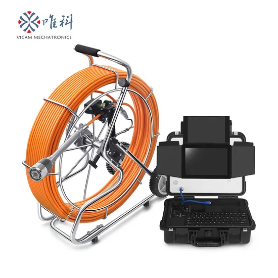 2024 New Style Ahd Fiberglass Cable Sewer Pipeline Borehole Inspection Camera System