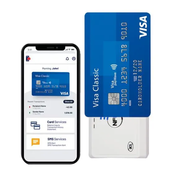13.56MHz MIFARE NFC Tags Smart Card Reader Bluetooth Access Control Card Reader ACR1311u-N2)