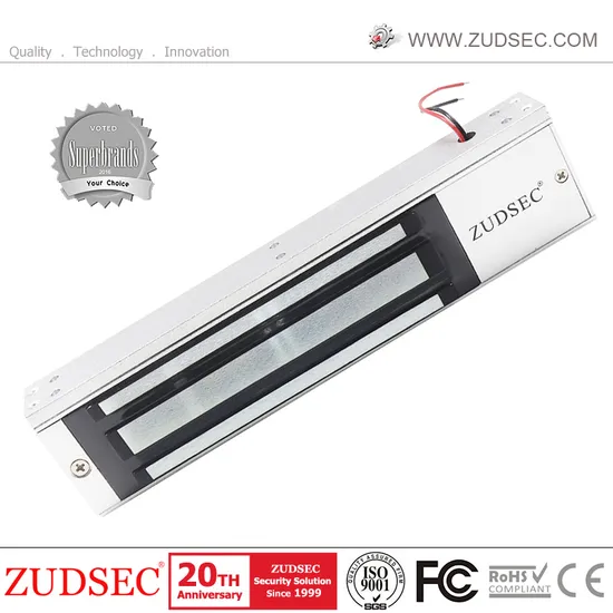 CE Electronic Electric Waterproof Double Door Cabinet Strike Bolt Rim Shear Electromagnetic Magnetic Lock with Signal Feedback/Time Delay /Buzzer Alarm