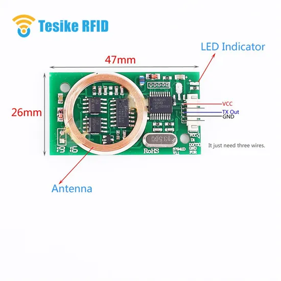 125kHz & 13.56MHz Dual Frequency RFID Module with Keyboard Emulation