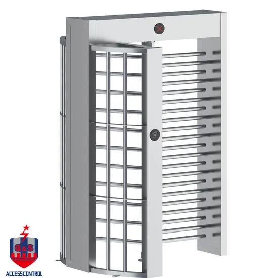Face Recognition & RFID Dual Lanes/One Lane Pedestrial Automatic Full Height Turnstile Price