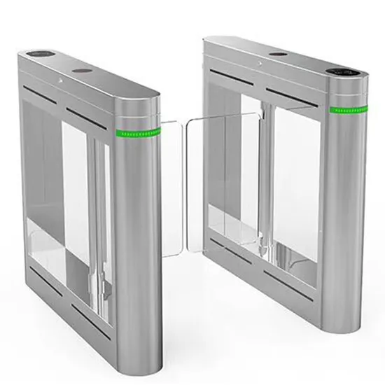 Automatic Access Control RFID Reader Speed Gate Swing Turnstile with Tempered Glass