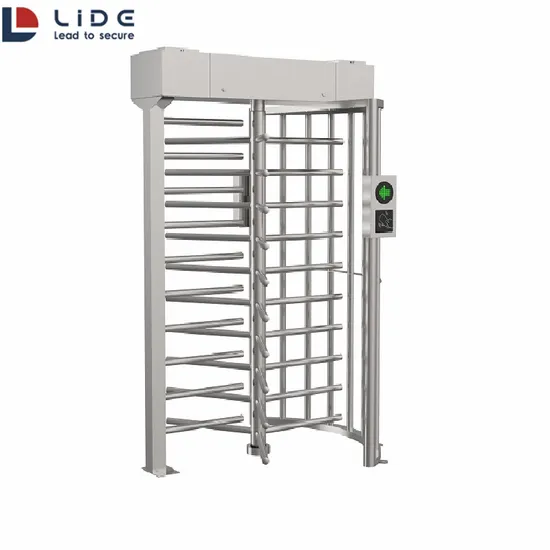 Mechanical RFID Time Attendance Full Height Turnstile Steel Revolving Gate for Stadium Access Management