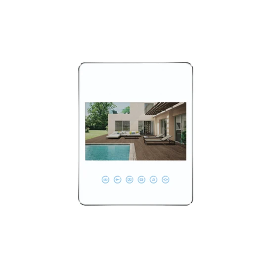 Touch Button Visiophone 2 Wires Connect Outdoor Unit Support Motion Detection Home Security System Video Door Phone
