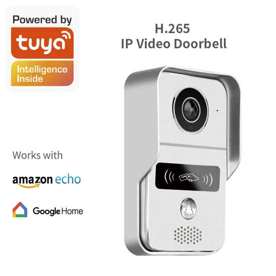 RFID Unlock Video Doorbell WiFi Live Viewing and 2-Way Talking