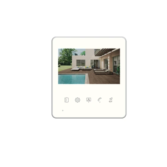 Video Visual Intercom 4.3 Inch Screen Indoor Monitor 2 Wires Connect Outdoor Camera Support Night Vision Video Doorphone Intercom
