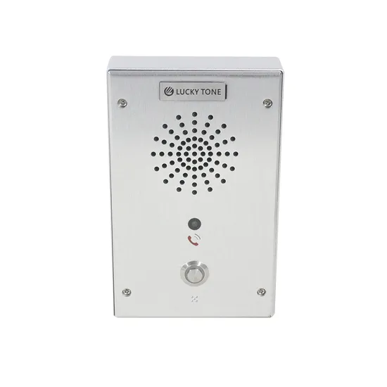 Hot Selling SIP Network Audio Intercom Terminal with Built-in Speaker and Aec Algorit for Indoor Outdoor Emergency Paging System