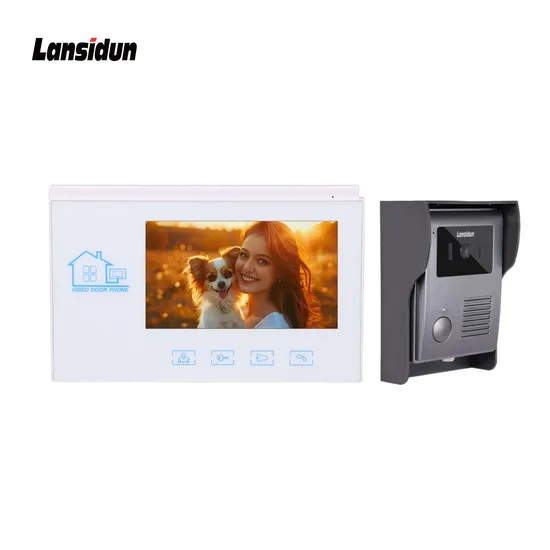 7 Inch Wired Intercom Video Doorphone Ahd Wires Intercom System Doorbell Video Door Phone
