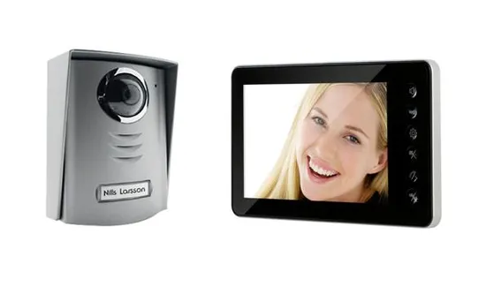 Hot Sell 7" Basic Physical Button OSD Menu Black Color Doorphone