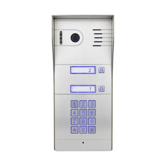Aluminum Alloy Multi Apartment Direct Call 4 Button Keypad for Access APP Control Video Door Phone
