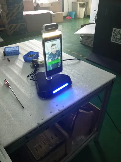 8" Access Control System for Public Location with Face Recognize Camera and Temperature Testing RFID Card Reader