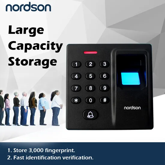 Fast Identification Verification Large Capacity Fingerprint Access Controller Standalone Fingerprint Access Control Terminal