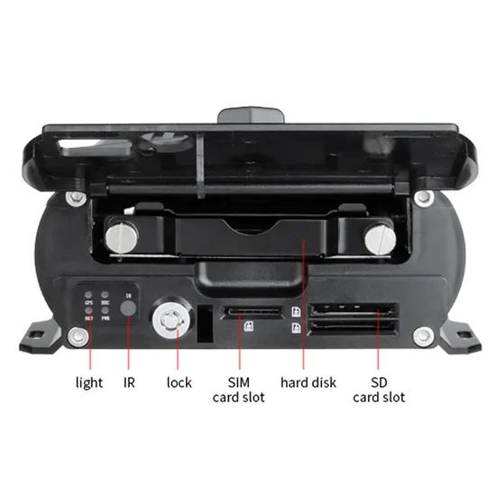 4CH NVR Wireless 4G WiFi HDD Security Camera Mobile DVR for Vehicle