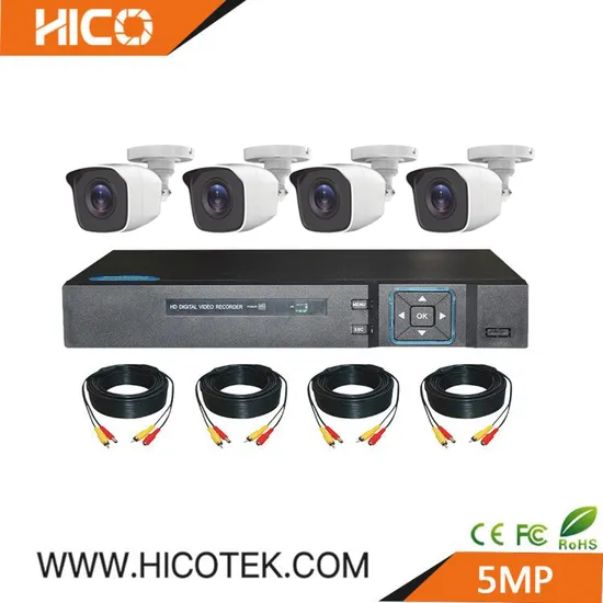 5MP 4CH 8 Channel CCTV DVR System Surveillance Kits Ahd Security Video Camera Hikvision Dahua