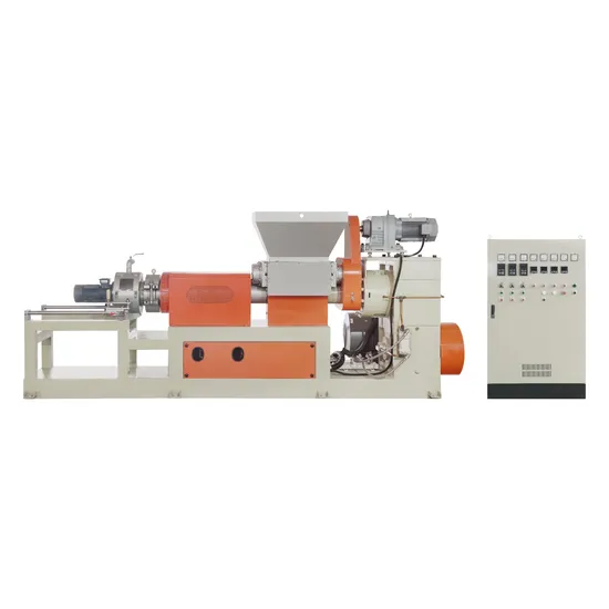 CF-85 Factory Driving Motor 25HP Small Twin Screw Extruder Rubber Pellets Making Extruder