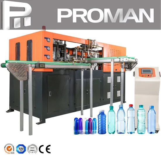 Full Automatic Pet Preform Heating Stretch Small Bottle 250ml 500ml 1L 2L Blow Molding Machine for Complete Water Filling Production Line