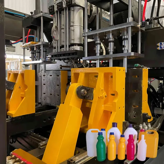High Speed Double Station 1L 2L 5L Plastic HDPE Bottle Jerrycan Machinery Extrusion Blow Moulding Machine
