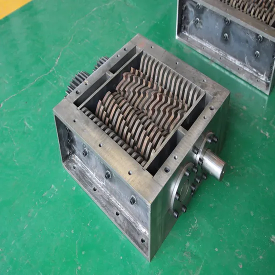 Double Shaft Shredder Chamber Box Blade for Wood/Paper/Plastic/Metal/Tyre