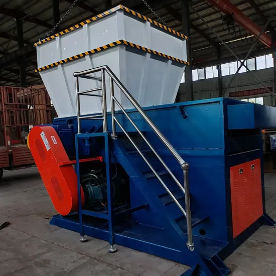 Ton bag weaving bag making plastic film shredder, large tray crusher