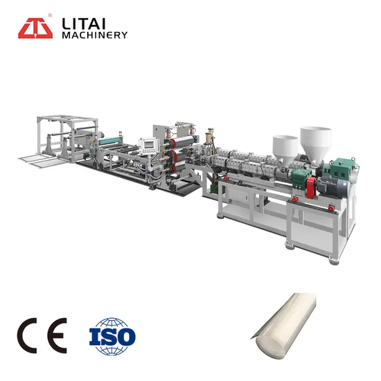High Quality Dove Slipper Sheet Extrusion Machine Ewith High Capacity Conical