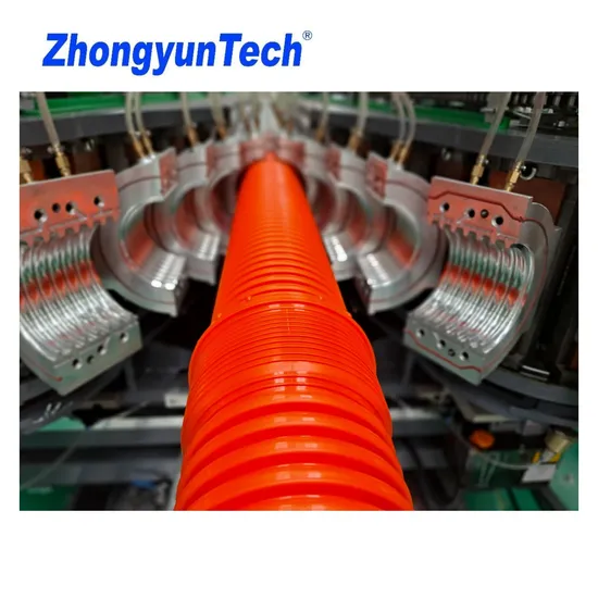 ZC-180H HDPE Plastics Corrugated Pipe Machine
