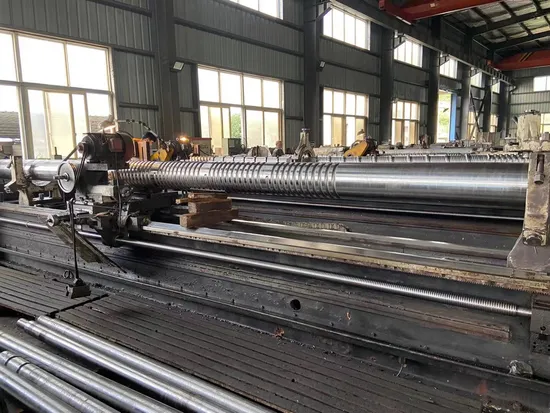 Plastic Machinery Part110mm Wholesale Screw Barrel Plastic Granulator Screw Barrel 38 Material Treatment Screw Shaft Twin Barrel Twin Screw Plastic Feed Screw