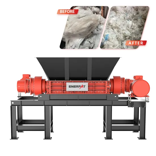 High Production Twin Shaft Plastic Film Shredder