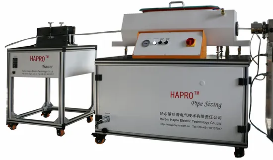 Laboratory PP Pipe Vacuum Sizing Simulation Production Test Line