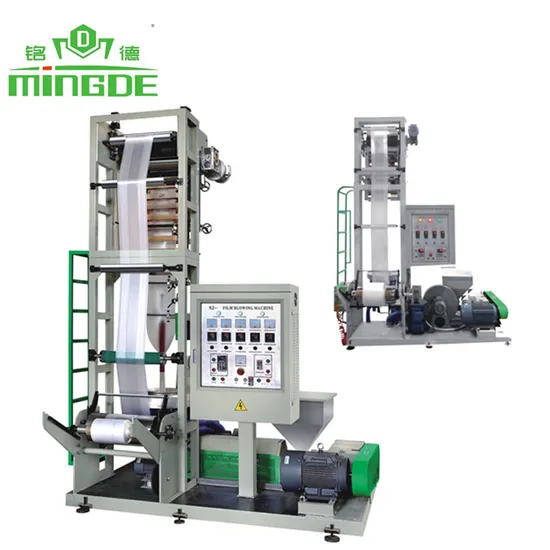 Mini Type Film Making Blown Plastic Small Film Blowing Extruder Machines