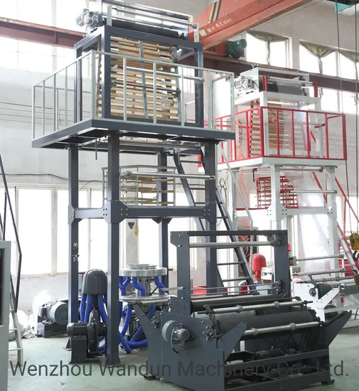 High Output Automatic HDPE LDPE Plastic Film Extrusion Blowing Machine