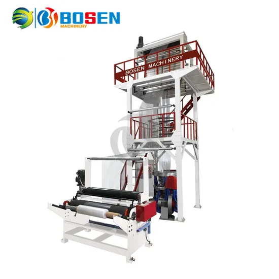 Bsj Automatic Rotating Double Winding Polyethylene Plastic Film Blowing Machine