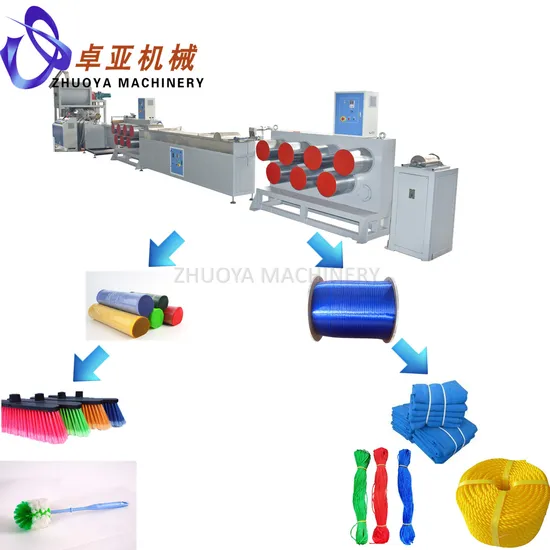 Plastic Pet Filament/Fiber Yarn Extruding/Making Machine Broom/Brush/Rope/Net Filament Machine