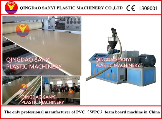 PVC WPC Crust Foam Board Machinery