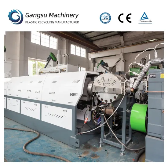 HDPE PP PE Pelletizer Granulator Machine for Recycle Plastic/PE PP Pet Pellet Making Machine