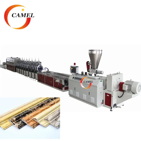 Plastic Composite Artificial Marble Profile Production Line PVC Lamination Sheet Machine