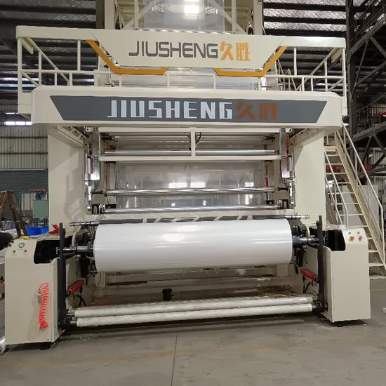 Jiusheng 3 Layer ABC High Output LDPE HDPE Film Blowing Machine