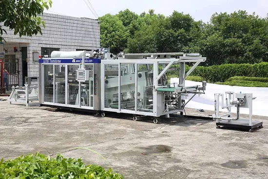 Plastic Cup Tilting Thermoforming Forming Line