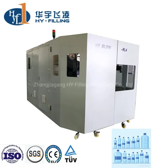 Customized Linear Type 4-8 Cavities Cold/Hot Filling Pet Bottle Mould Making Blow Moulding Machine