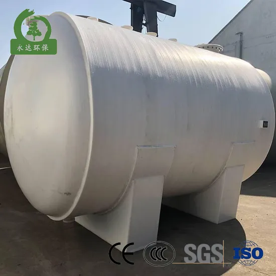China Manufacturer Hydrogen Composite Tank FRP Resin Tank Polypropylene PP Equipment